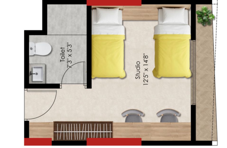 Studio Apartment