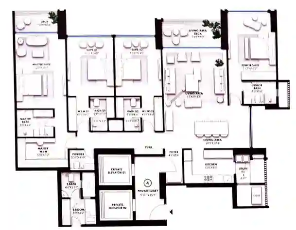 4 BHK